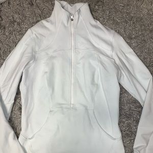 White Lululemon quarter zip!!